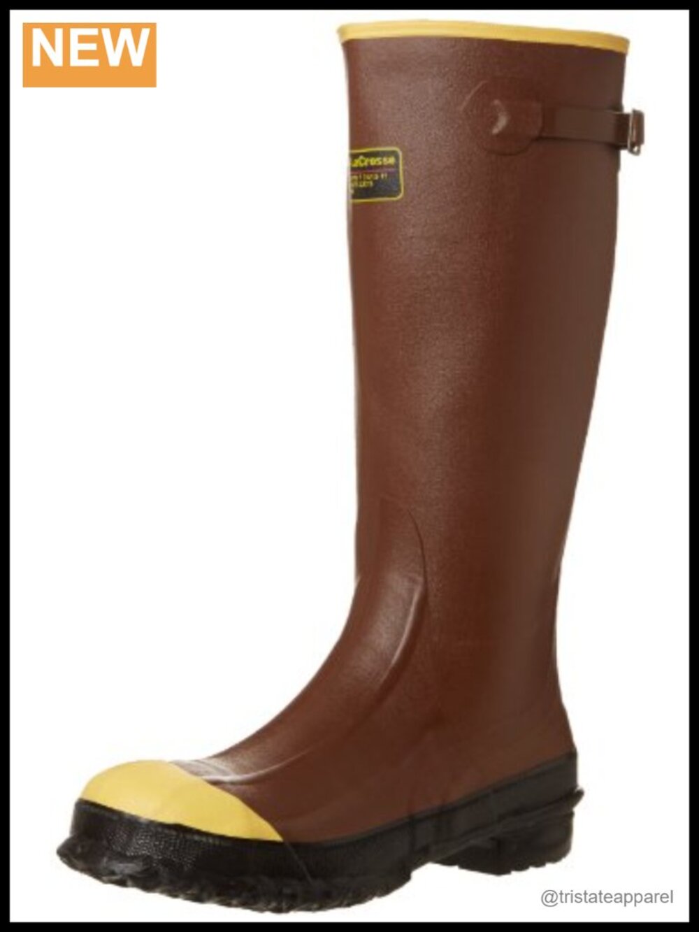 Steel Toe Waterproof 16" Rubber Work Boots EH Rated